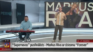 “Supernovas” pusfinālists – Markus Riva ar dziesmu “Forever”