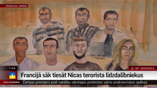 Francijā sāk tiesāt Nicas terorista līdzdalībniekus
