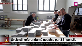 Šveicieši referendumā nobalso par 13. pensiju