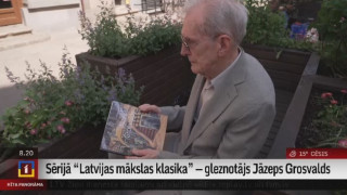 Sērijā "Latvijas mākslas klasika" – grāmata par gleznotāju Jāzepu Grosvaldu