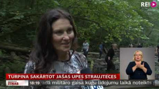 Turpina sakārtot Jašas upes straujteces