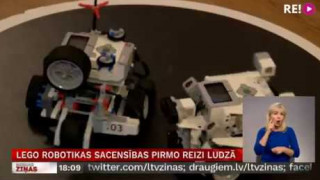 Lego robotikas sacensības pirmo reizi Ludzā