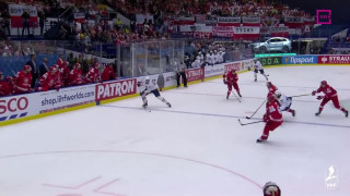 Pasaules hokeja čempionāta spēles Polija - Francija epizodes