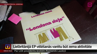 Lielbritānijā EP vēlēšanās varētu būt zema aktivitāte