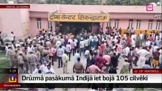 Drūzmā pasākumā Indijā iet bojā 105 cilvēki