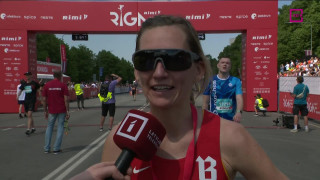 "Rimi" Rīgas maratons. Intervija ar Kitiju Valteri