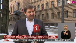 R. Petraviča uz laiku noliks  Saeimas deputātes mandātu