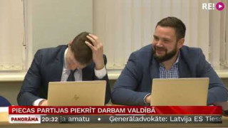 Piecas partijas piekrīt darbam valdībā