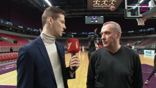 "VEF Rīga"- Prometey". Intervija ar Ronenu Ginzburgu pirms Latvijas-Igaunijas basketbola līgas spēles