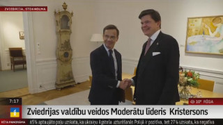 Zviedrijas valdību veidos Moderātu līderis  Kristersons