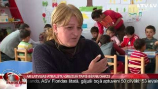Ar Latvijas atbalstu Gruzijā tapis bērnudārzs