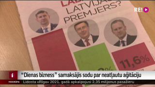 "Dienas bizness" samaksājis sodu par neatļautu aģitāciju