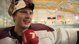 Latvijas hokeja Virslīga «Dinamo Riga» - HK «Zemgale/LLU». Ēriks Vītols