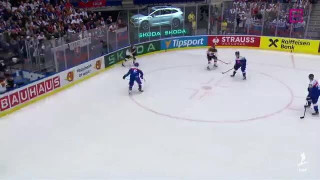 Pasaules hokeja čempionāta spēle Slovākija - Vācija 0:2