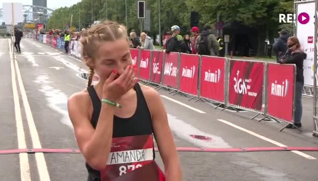 Intervija ar Rimi Rīgas maratona uzvarētāju Amandu Krūmiņu