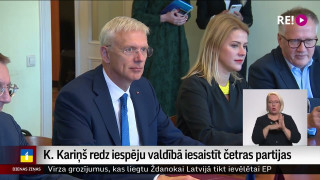 K. Kariņš redz iespēju valdībā iesaistīt četras partijas