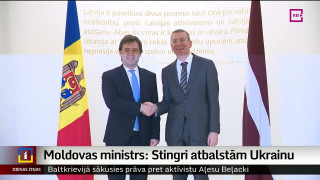 Moldovas ministrs: Stingri atbalstām Ukrainu