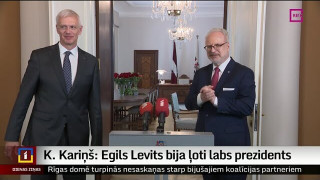 Kariņš: Egils Levits bija ļoti labs prezidents