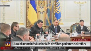 Ukrainā nomainīts Nacionālās drošības padomes sekretārs