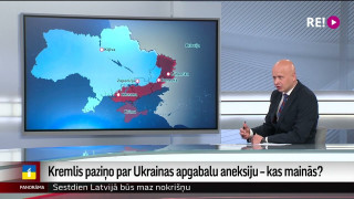 Kremlis paziņo par Ukrainas apgabalu aneksiju – kas mainās?