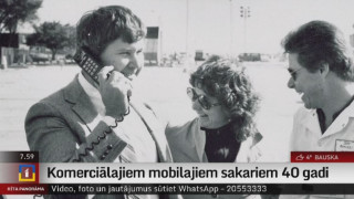 Komerciālajiem mobilajiem sakariem 40 gadi