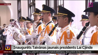 Inaugurēts Taivānas jaunais prezidents Lai Cjinde