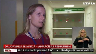 Daugavpils slimnīcā – apmācības pediatriem