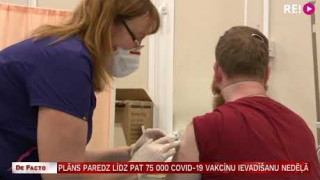 Plāns paredz līdz pat 75 000 Covid-19 vakcīnu ievadīšanu nedēļā
