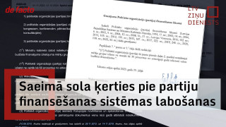 Saeimā sola ķerties pie partiju finansēšanas sistēmas labošanas