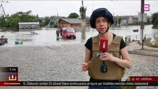 Telefonintervija ar LTV korespondenti Ukrainā Inu Strazdiņu