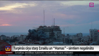 Turpinās cīņa starp Izraēlu un "Hamas" – simtiem nogalināto
