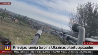 Krievijas armija turpina Ukrainas pilsētu apšaudes