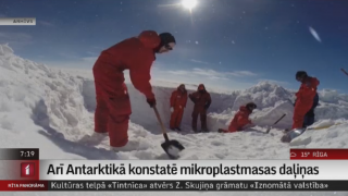 Arī Antarktikā konstatē mikroplastmasas daļiņas