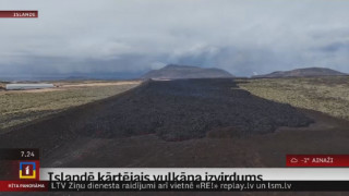Islandē kārtējais vulkāna izvirdums