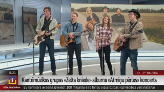 Kantrīmūzikas grupa "Zelta kniede" prezentē jauno albumu
