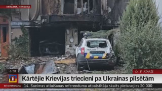 Kārtējie Krievijas triecieni pa Ukrainas pilsētām