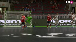 EČ telpu futbolā. Latvija - Krievija, 1:3