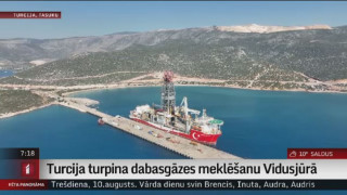 Turcija turpina dabasgāzes meklēšanu Vidusjūrā