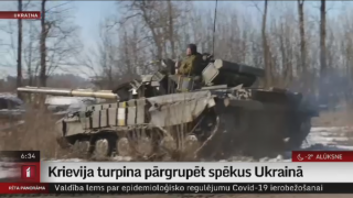 Krievija turpina pārgrupēt spēkus Ukrainā