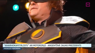 "Anarhokapitālists" ar motorzāģi  – Argentīnā jauns prezidents