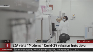 EZA vērtē "Moderna" Covid-19 vakcīnas trešo devu