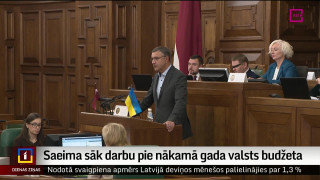 Saeima sāk darbu pie nākamā gada valsts budžeta