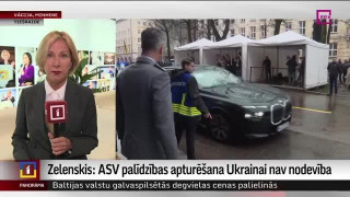 Zelenskis: ASV palīdzības apturēšana Ukrainai nav nodevība