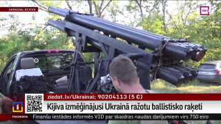 Kijiva izmēģinājusi Ukrainā ražotu ballistisko raķeti