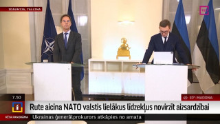 Rute aicina NATO valstis lielākus līdzekļus novirzīt aizsardzībai