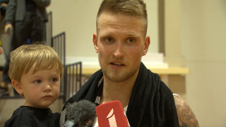 Latvijas-Igaunijas basketbola līga. BK "Ogre" – "VEF Rīga". Aigars Šķēle
