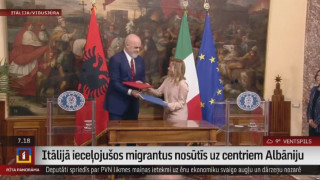 Itālijā ieceļojušos migrantus nosūtīs uz centriem Albānijā