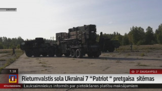 Rietumvalstis sola Ukrainai 7 "Patriot " pretgaisa sistēmas