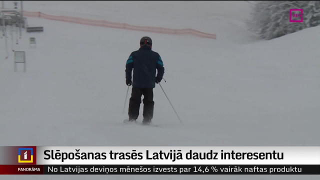 Slēpošanas trasēs Latvijā daudz interesentu