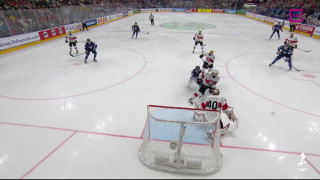 Pasaules čempionāta hokejā spēles Somija-Šveice 1. trešdaļas epizodes